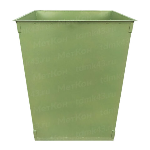 Металлический контейнер 750 литров без крышки (толщина 1.5 мм)