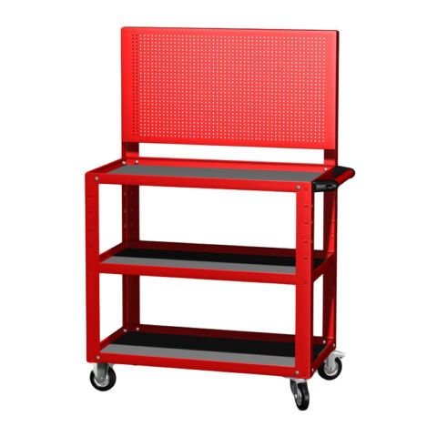 Тележка открытая с 3 полками и перфорацией Ferrum 02.230Р