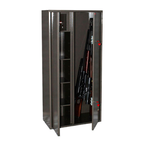 Шкаф для хранения оружия «Д-10» ключевой сейфовый замок