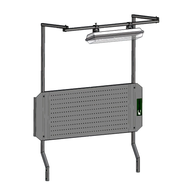 Перфорированный экран Т 1500 со светильником