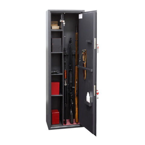 Шкаф для хранения оружия «ОК-380т» ключевой сейфовый замок
