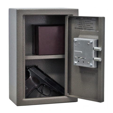 Пистолетный сейф «БП-3» ключевой сейфовый замок