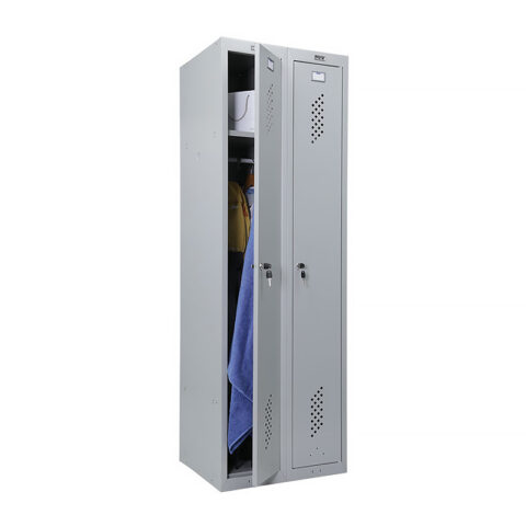 Шкаф для раздевалок ПРАКТИК усиленный ML 21-60 (ML-11-30 + ML-01-30)