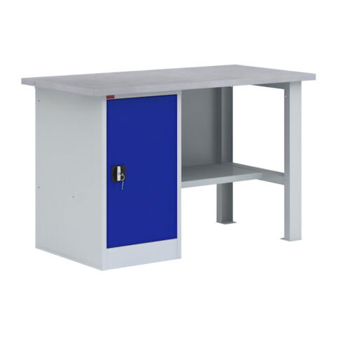 Однотумбовый металлический верстак ВП-2/1,2