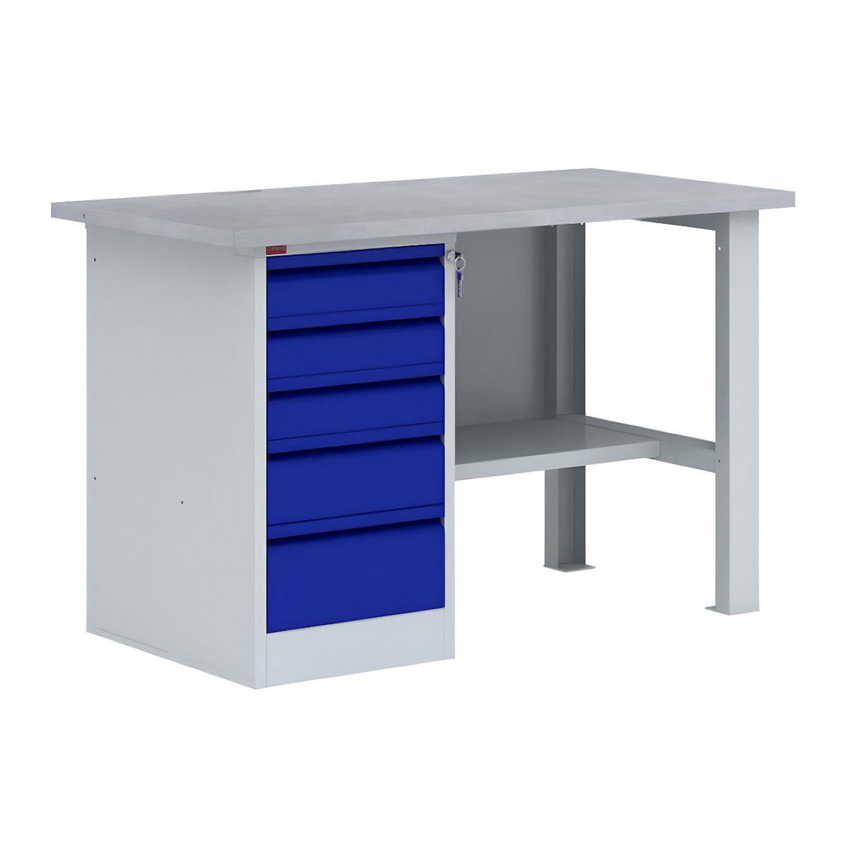 Однотумбовый металлический верстак ВП-3/1,4