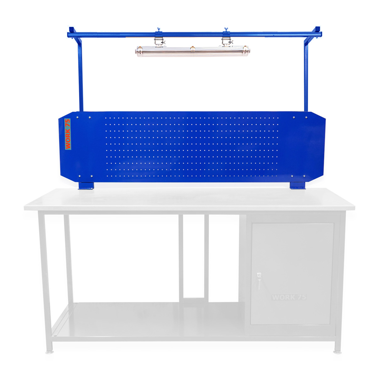 Перфорированный экран W 1200 со светильником