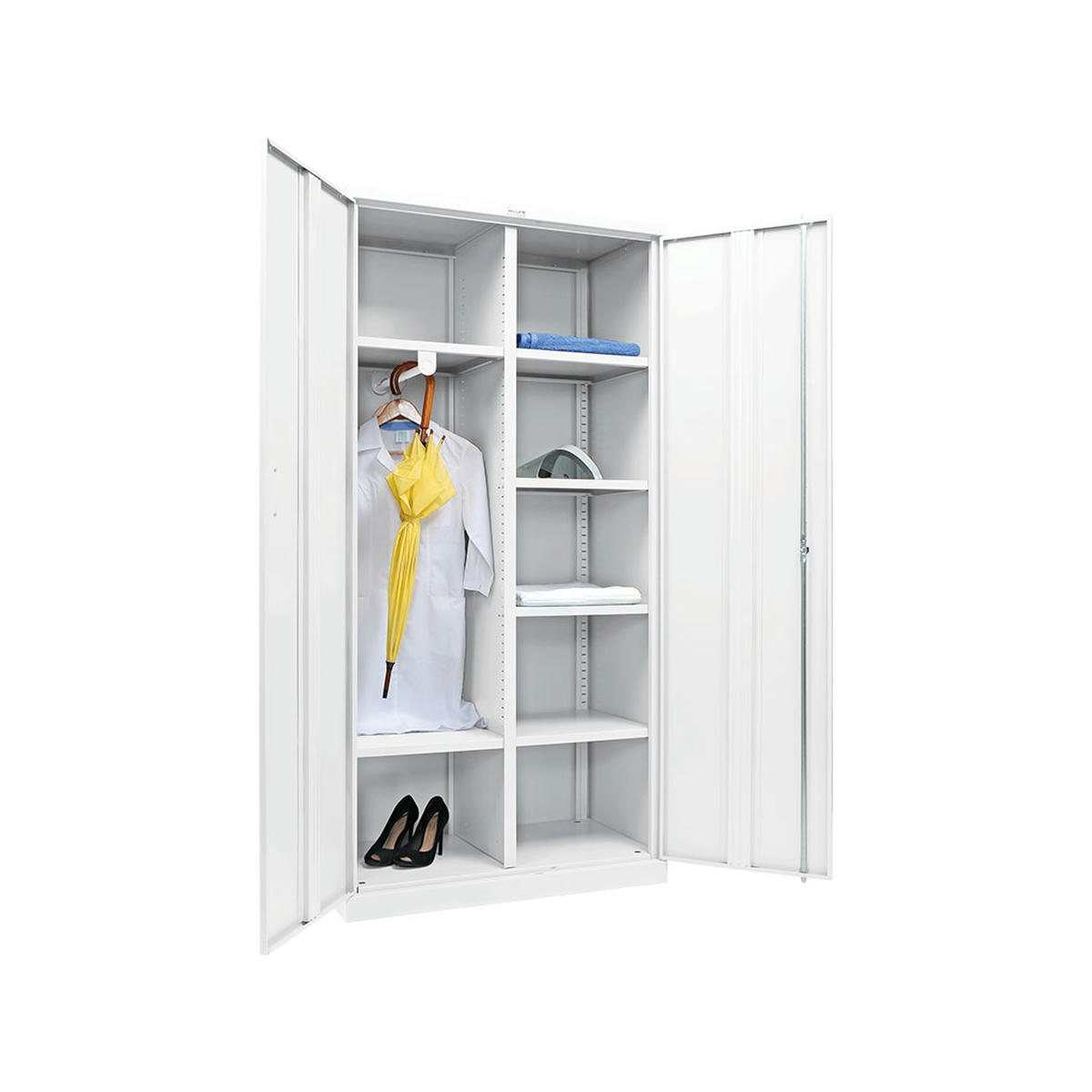 Медицинский шкаф для одежды МД 2 ШМ