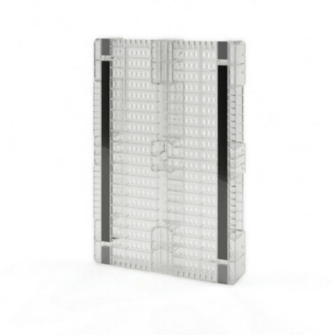 Поддон перфорированный 1200x800x150 на 3-х полозьях усиленный двумя трубами. (02.117.91.PEF.S.Т20X)