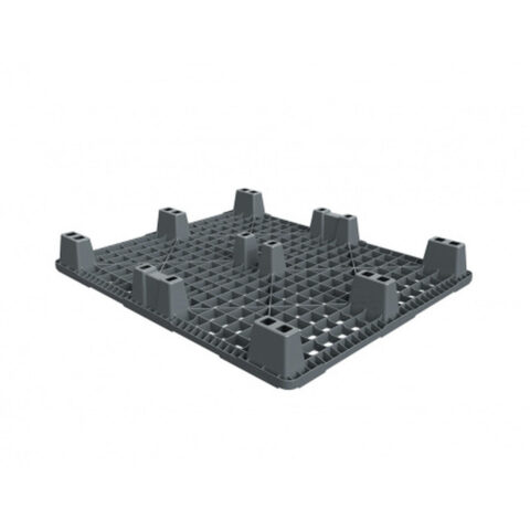 Поддон перфорированный пластиковый 1200х1000х135 на ножках серый. (02.112.91)