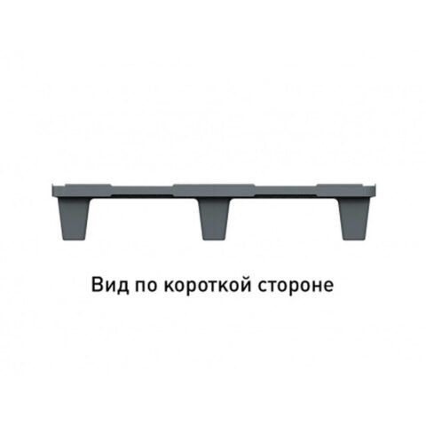 Поддон перфорированный пластиковый 1200х800х140 на ножках серый. (02.102.91.Q)